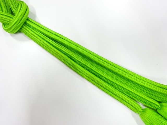 正絹　無形文化財　道明製　手組帯締め